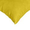 Sofa Cushions 2 Pieces Yellow 80 x 40 cm Cord Fabric