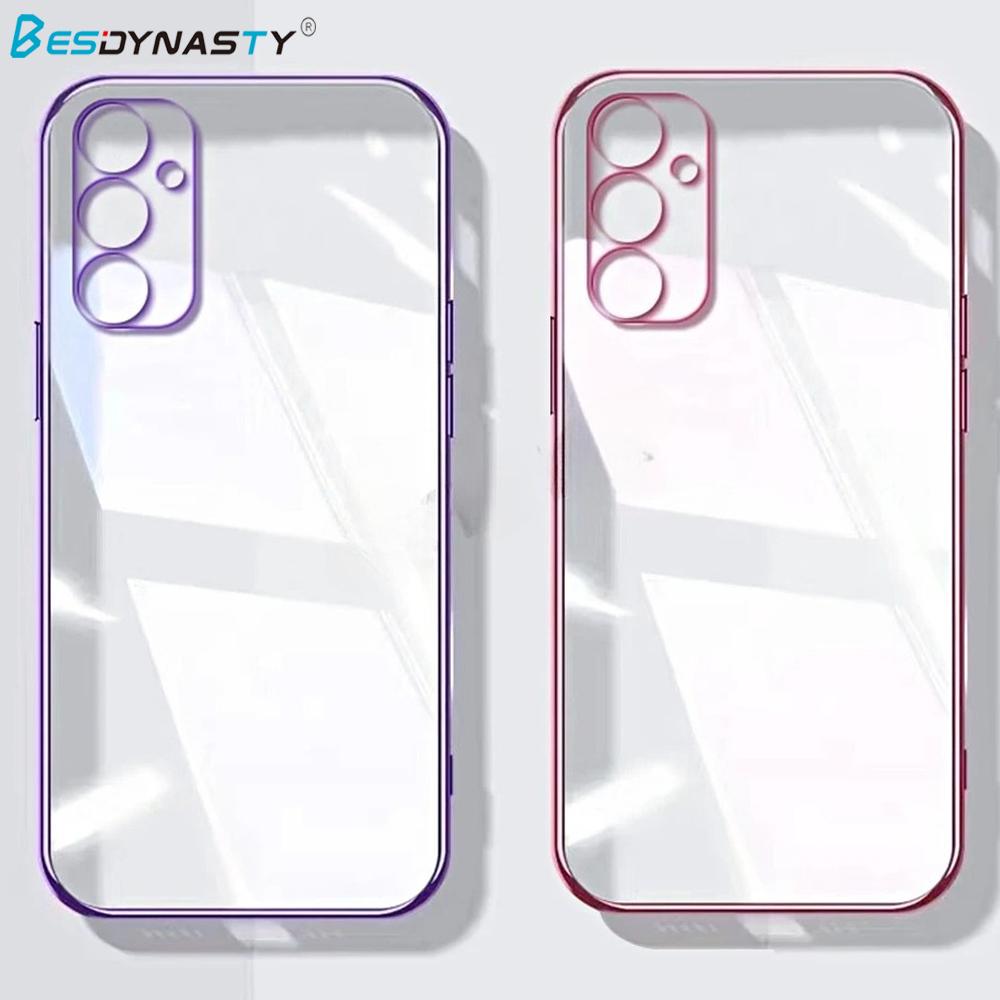 Прозрачный чехол с покрытием для Samsung Galaxy A56 A36 A26 A16 A06 A55 A35 A25 A15 A54 A34 A24 A14 Силиконовый чехол