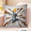 RRatatouille Animated Movie Cushion Cover Car Throw Pillow Case For Sofa Car Christmas Gift xcm xcm