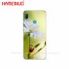 Силиконовый чехол для телефона для huawei Y5 Y6 Y7 Y9 PRO PRIME 2019 Honor 8s 8a 20 LITE PRO 10i view 20 V20 с четырьмя листьями божьей коровки и ромашки