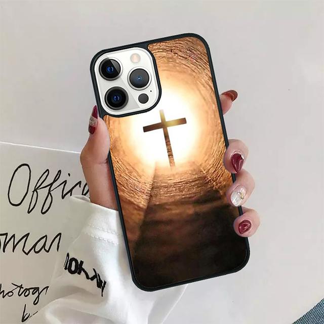 Awesome Bible Jesus Christ Christian Cross Phone Case Cover For iPhone 17 Air 15 16 Pro Max 14 13 12 11 Pro Max Plus
