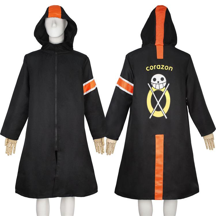 Аниме ONE PIECE Косплей одежда Аниме Трафальгар второй generasi third generation черная мантия плащ плащ одежда