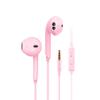 with Mic Wired Phone Earphone Round Head Mic Headphones Sport Earphones Wired Headset  Mobile Phone