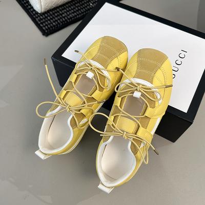 Мода 2025 Новая женская обувь На шнуровке Женские балетки Модная цветовая гамма Балетки Неглубокие Легкая мягкая подошва Бестселлер Туфли на плоской подошве