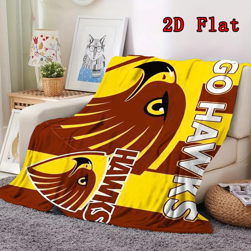Atlanta Hawks 2D Flat Pattern Flannel Blanket High quality All Seasons Warmth and Comfort Perfect for Christmas Gifts.MMT0918587