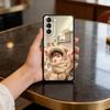 Чехол для телефона китайской актрисы Луси Рози Чжао для Samsung S25,24,23,22,30,21,10,9,Ultra,Plus,Lite,FE,4,5 G Мягкий черный чехол