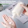 5 шт. дорожный набор для розлива в бутылки, упаковочные пакеты, прозрачный герметичный одноразовый шампунь без запаха, сумка для хранения крема для лица, лосьона, портативная сумка для хранения