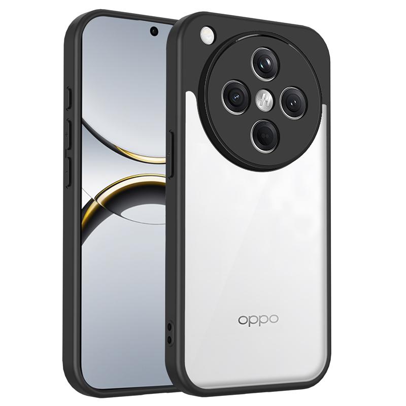 Прозрачный силиконовый чехол для Oppo Find X8 Pro FindX8 PC Задняя панель TPU Бампер Ударопрочный Прозрачный Чехол для телефона Крышка