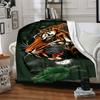 1pc Tiger Print Blanket Lightweight Flannel Blanket Throw Blanket For Sofa, Bed, Travel, Camping, Livingroom, Office yy251015156
