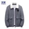 Romon Men's Fleece-Lined Corduroy Jacket