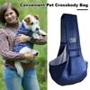 Pet Carrier Sling Breathable Crossbody Bag Puppy Carrier Purse Hand-Free Dog Sling Carrier with Storage