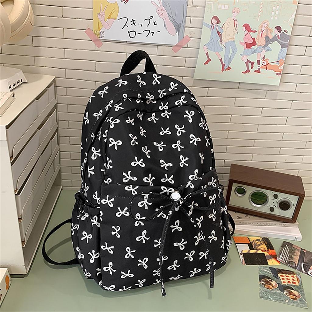 Школьный рюкзак для девочек, симпатичные студентки колледжа и милый рюкзак с бантом