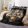Motrhead Print Flannel Blanket, High quality Comfortable for All Seasons, Home Decor, Warmth and Comfort, Perfect for Christmas Gifts