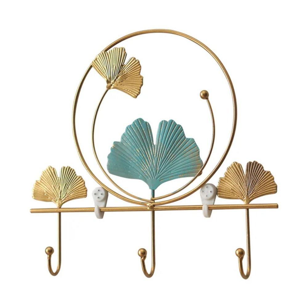 Handmade Hanging Key Holder INS Iron Art Coat Hanger Metal Storage Rack  Room Decorative