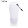 Gel Refillable Portable Hook Silicone  Bottle Squeeze Container Sub-bottling Tube Empty Bottles