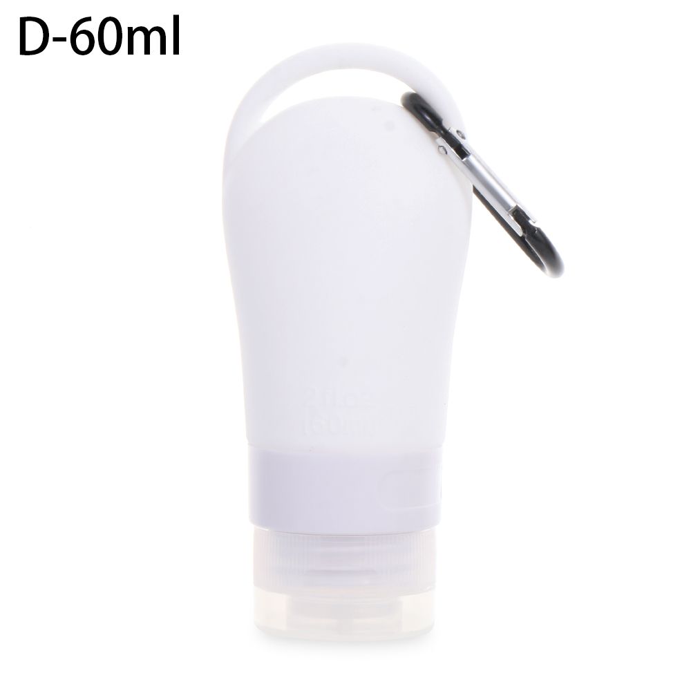 Gel Refillable Portable Hook Silicone Bottle Squeeze Container Sub-bottling Tube Empty Bottles