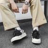 Fashion Autumn Black Canvas Sneakers Men Fashion Casual Platform Men's Skateboard Shoes Outdoor Breathable Non-slip Vulcanized Shoes Man