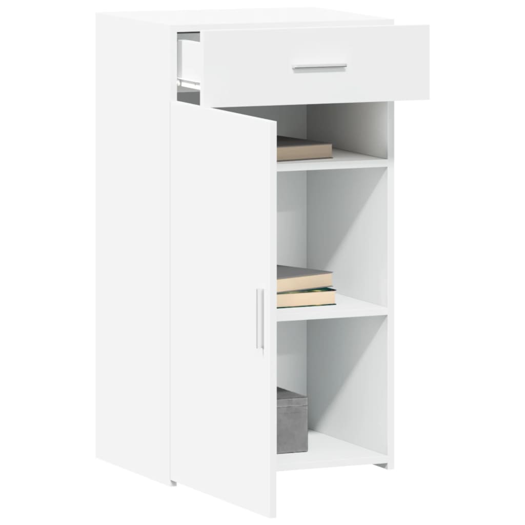 Sideboard White 50x42.5x93 cm Particleboard
