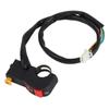 Fog Light Switch 78" Handlebar ONOFF Button Headlamp Horn Flameout Switch Motorcycle Motor
