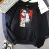 Harajuku Аниме Бензопила Человек-сила Милый Графический Принт С Капюшоном Мужские Женские Толстовки Плюс Размер Толстовка Зимний Теплый Унисекс Пуловер