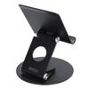 Foldable Phone Stand 360 Degree Rotation   Height Aluminum Desk Stand with Stable Base for Laptops Under 17.3in