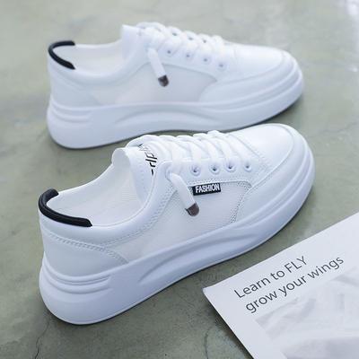 Сетчатые маленькие белые женские туфли летние с круглым носком в кампусном стиле дышащие удобные повседневные кеды нескользящие