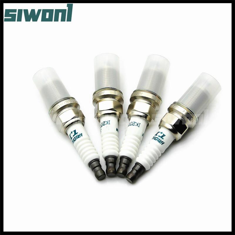 4pcs/lot Iridium Spark Plugs For Chevrolet Honda Lexus Mazda Chevy Dodge BMW Toyota Jeep IK20TT 4702 IK20 TT