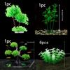 1 комплект, натуральное украшение-симуляция для аквариума, подводный ландшафт бамбукового леса
