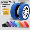 4 шт./компл. Силиконовый защитный чехол для колес чемодана с бесшумным звуком, снижающий шум, колеса для тележки, багажа, ролики, накладки на колеса