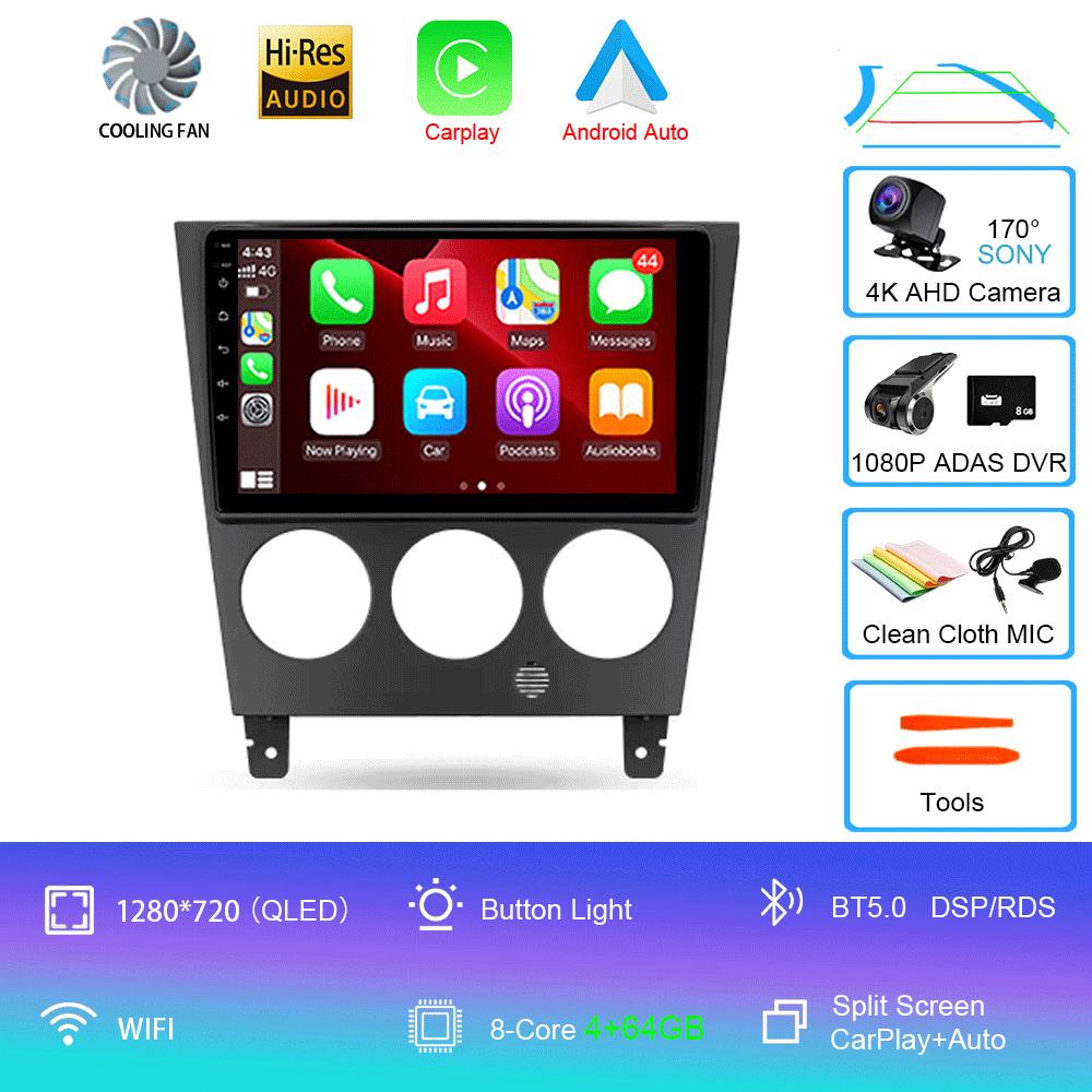 Car Radio Android 14 For Subaru Impreza GD GG 2002 - 2007 Navigation Multimedia Player Stereo WiFi+4G Video Head Unit BT DSP DVD