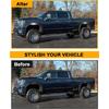 4 шт. Светодиодные габаритные огни с дымчатыми линзами, замена для Sierra 2500HD 3500HD 2024 2025, комплект передних и задних габаритных огней (Дымчатая линза