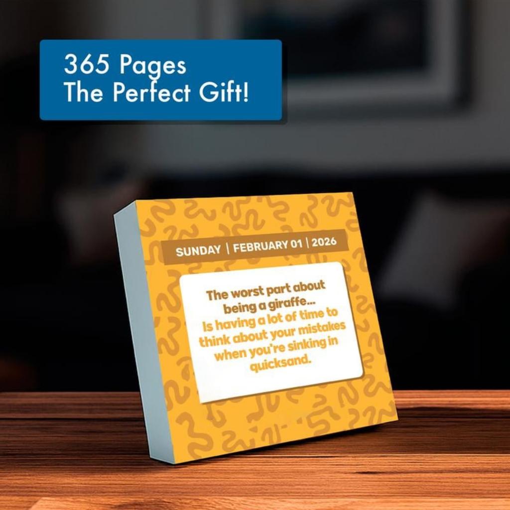 Funny Calendar Desk Calendar Stand Notepad Calendar, Home Decoration, Recording Enthusiasts