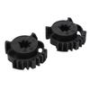 2PCS HVAC Blend Door Actuator Gear Kit 68214880AA Actuator Gear Heater Replacement for Grand Cherokee 2011 To 2018