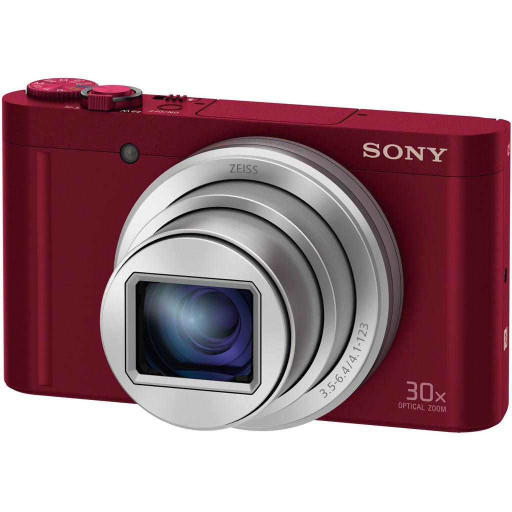 Sony Цифровая камера 30x оптический зум миллионов пикселей Red RC DSC-WX500 18.2 Cyber-shot DSC-WX500