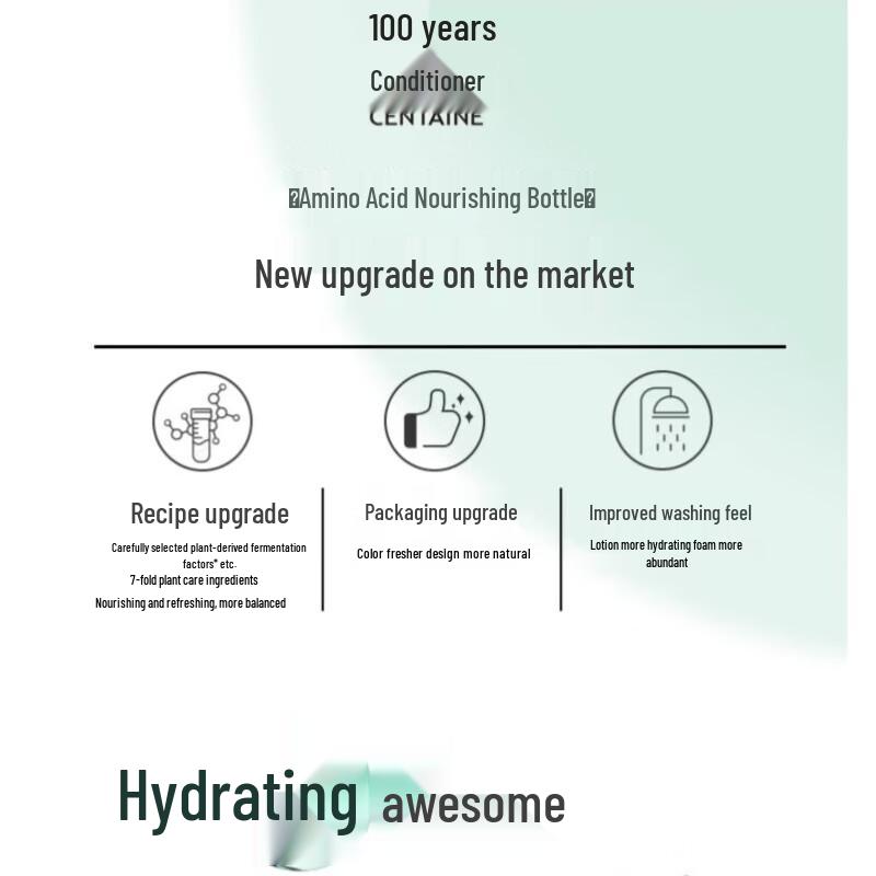 100 Years Runfa Plant Amino Acid Hydrating & Repair Shampoo 550ml