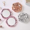 3D Rose Double-sided Mirror Portable Travel Mini Foldable Makeup Mirror Women Girls