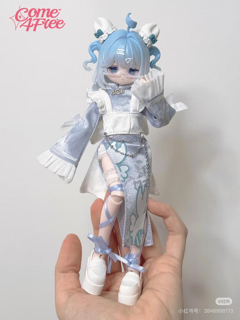 Genuine Come4free Minty V2 Ocean Gem Series 1/8 Bjd Blind Box Kawaii Movable Doll Action Figure Ornament Collection Model Gift