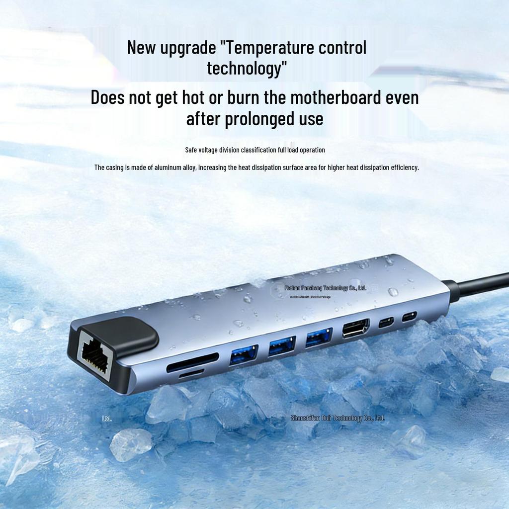 Type-C USB Hub: Docking Station with HDMI Screen Mirroring for Laptops, Tablets, and Phones