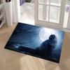 1pc Cat Mysterious Divination Witchcraft Absorbent Mats Anti-Slip Mats Home Decor Supplies Carpets Home Kitchen Floor Mats