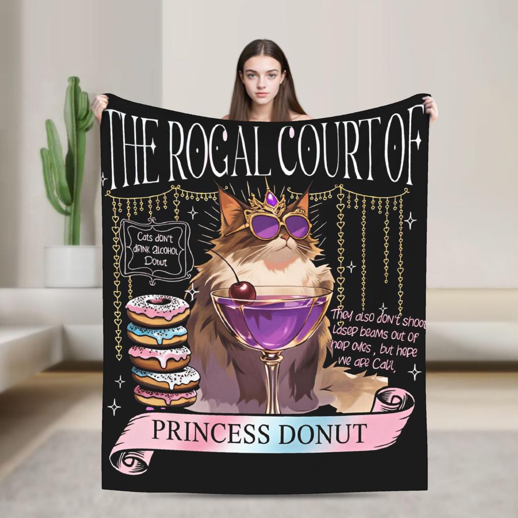 Princess Donut Dungeon Crawler Poster Blankets Quality Warm Comfy Bedding Throws Winter Travel Car Bedroom Casual Bedspread