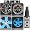 30 мл пленка для распыления автомобильных колес, автомобильная шина, кузовное колесо, самоокрашивающаяся, отрываемая вручную пленка для распыления краски на ступицу колеса, пленка для распыления краски, цвет автомобильных шин