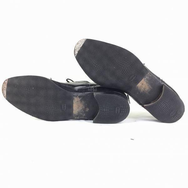 Salvatore Ferragamo Полуброги деловые туфли Черные размер 10D 27.5-28.0 Мужские(ИСПОЛЬЗОВАЛ)