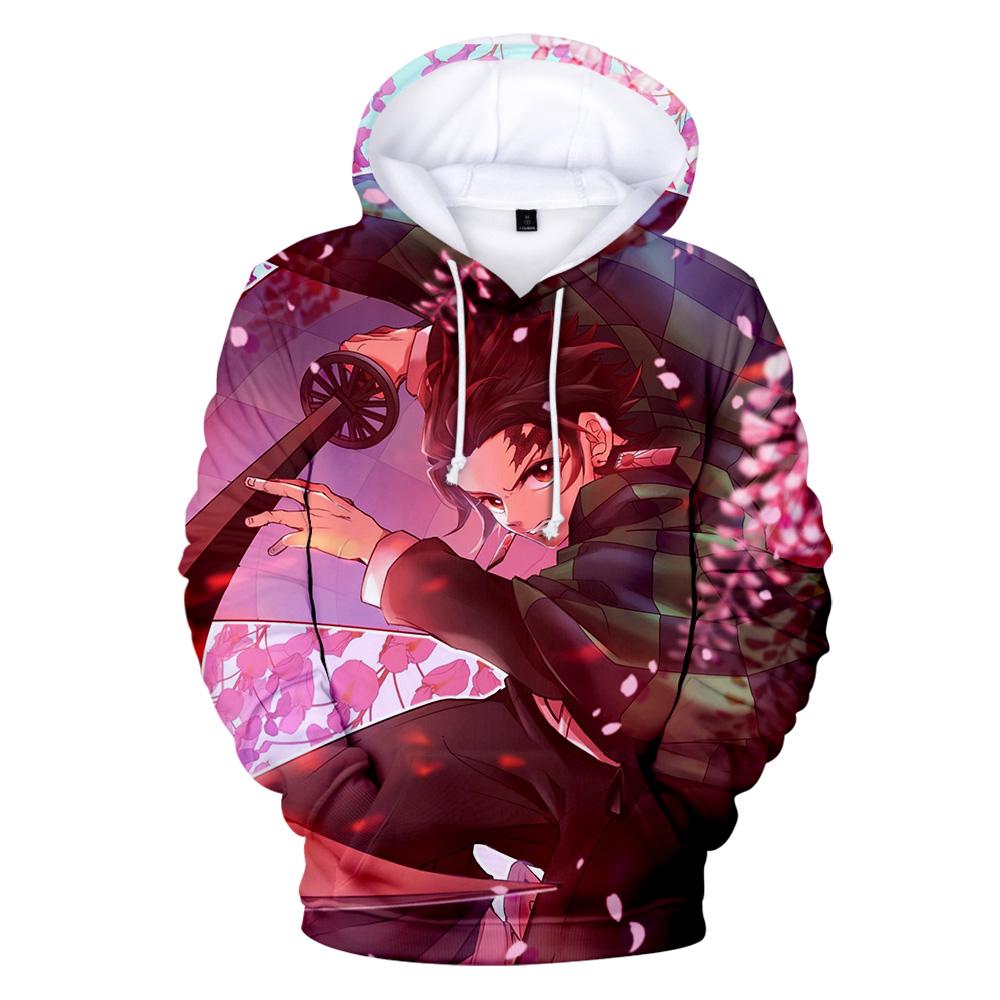 Anime Demon Slayer 3D Hoodies Men Women Kids Sweatshirts Demon Slayer Kimetsu No Yaiba Pullovers Teen Boy/Girls Hip Hop Tops