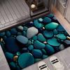 Colorful Pebble Diatom Mud Absorbent Bathroom and Shower Mat