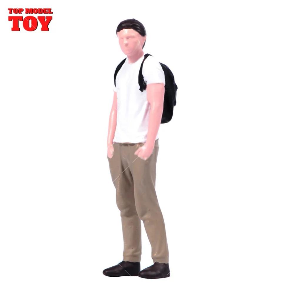 Раскрашенные миниатюры Масштаб 1/64 Красота Красивый Мальчик Полицейский Девушки Мужчина Женщина Сцена Фигурка Модель Для Автомобиля Транспортные Средства Украсить