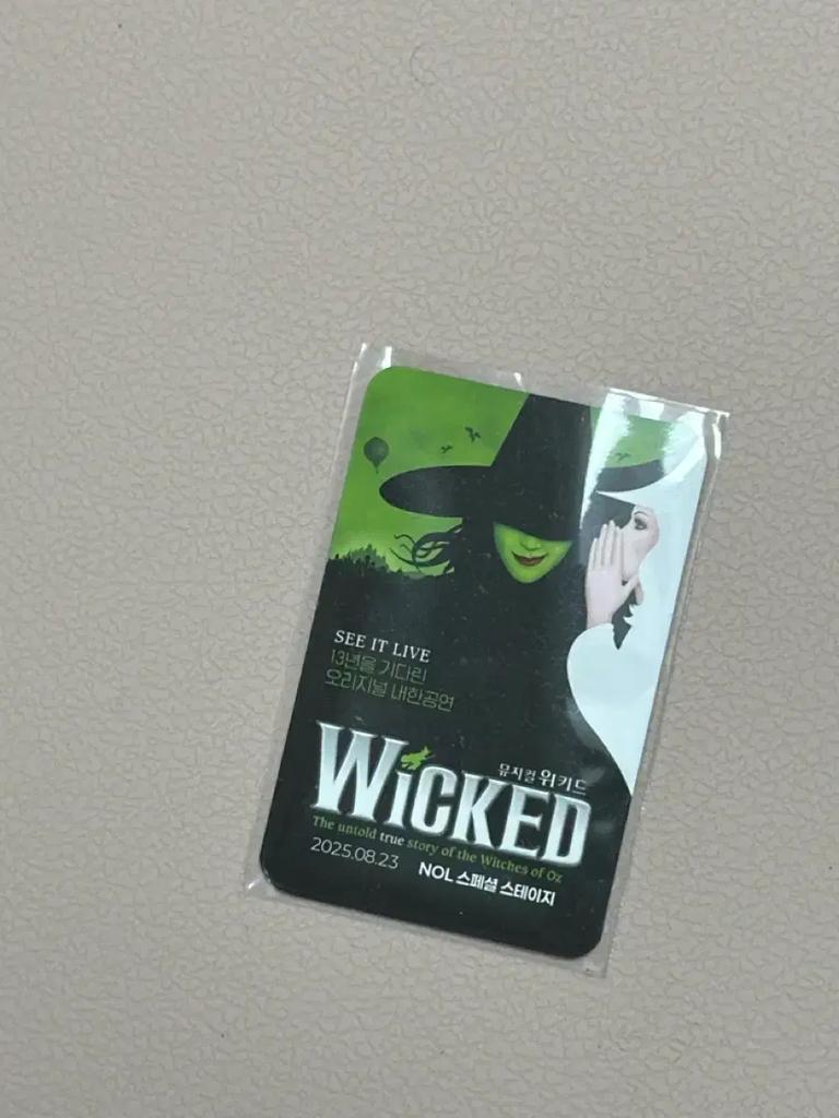 Wicked Korea Concert 2025 Nol Special Stage Photo Cards (3 types) on sale
