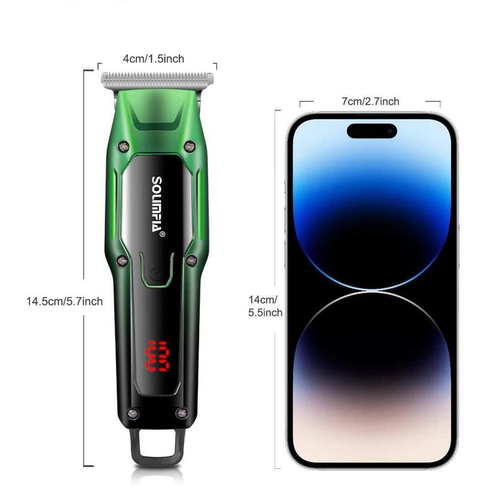 Hair Clippers for Men Professional - Cordless&Corded Barber Clippers for Hair Cutting & Grooming Rechargeable Beard Trimmer