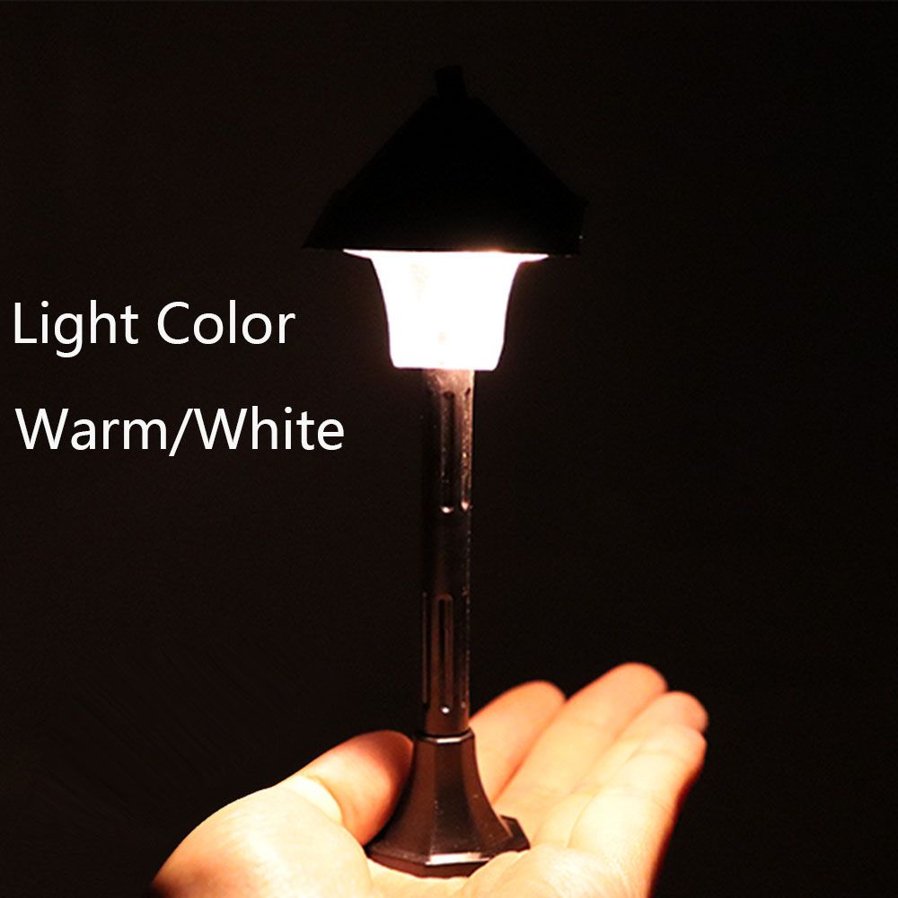 Пейзаж бонсай орнамент домашний декор миниатюры дорожный фонарь модель уличный фонарь фигурка уличный фонарь