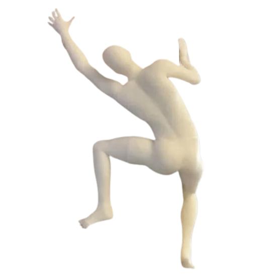 Climber Wall Decoration PVC Modern Adhesive Climbing Man Figurine Statue Sculpture Home Office Wall Art Ornament Climbing Enthusiasts Festival Gift