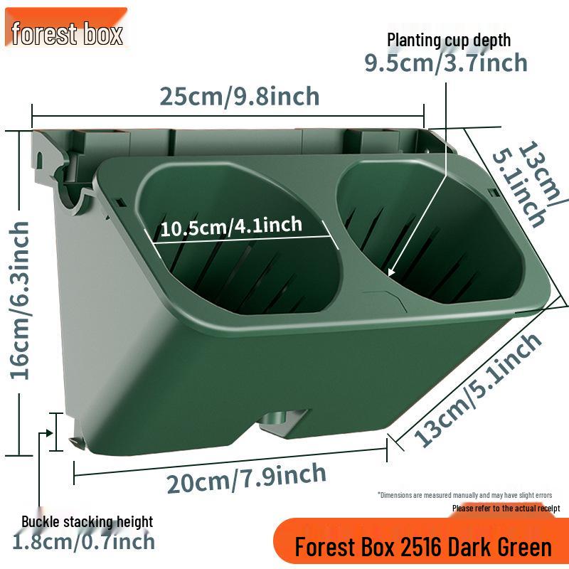 Self-Watering Honeycomb Vertical Planter: 3D Hanging Plant Wall Box